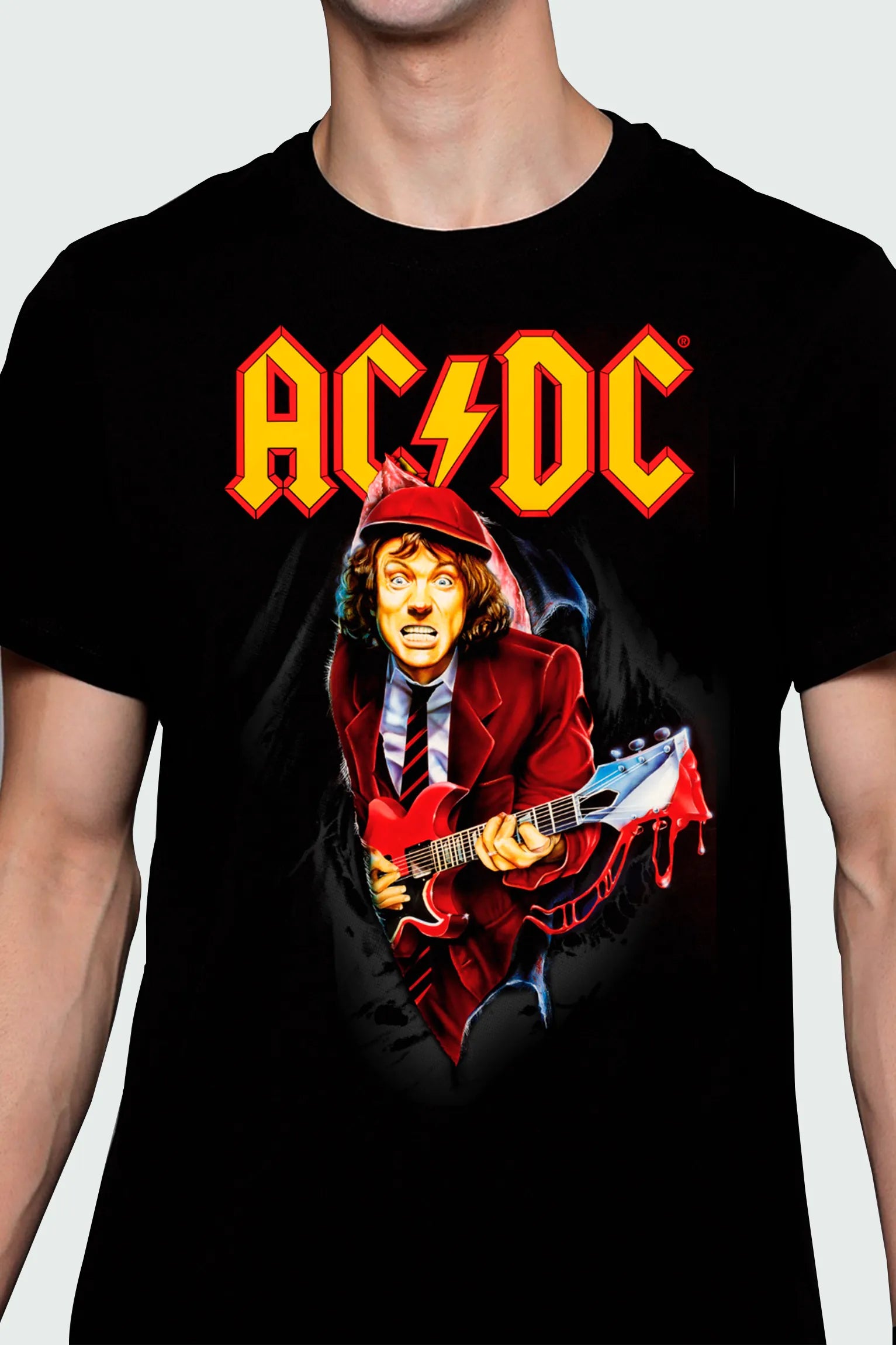 Camiseta Manga Curta AC/DC Monster – Consulado do Rock Lojista