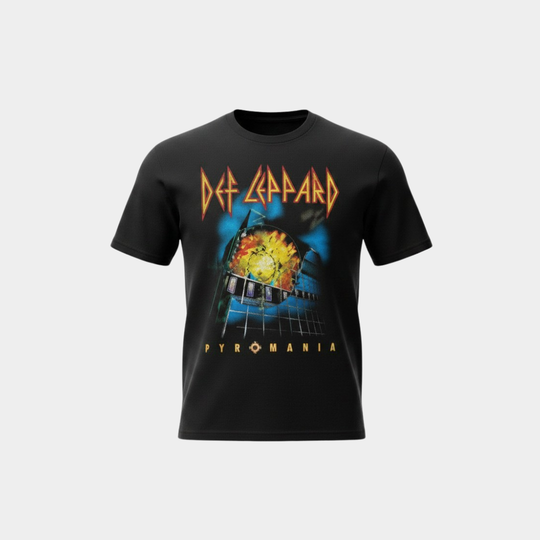 Camiseta Def Leppard Pyromania