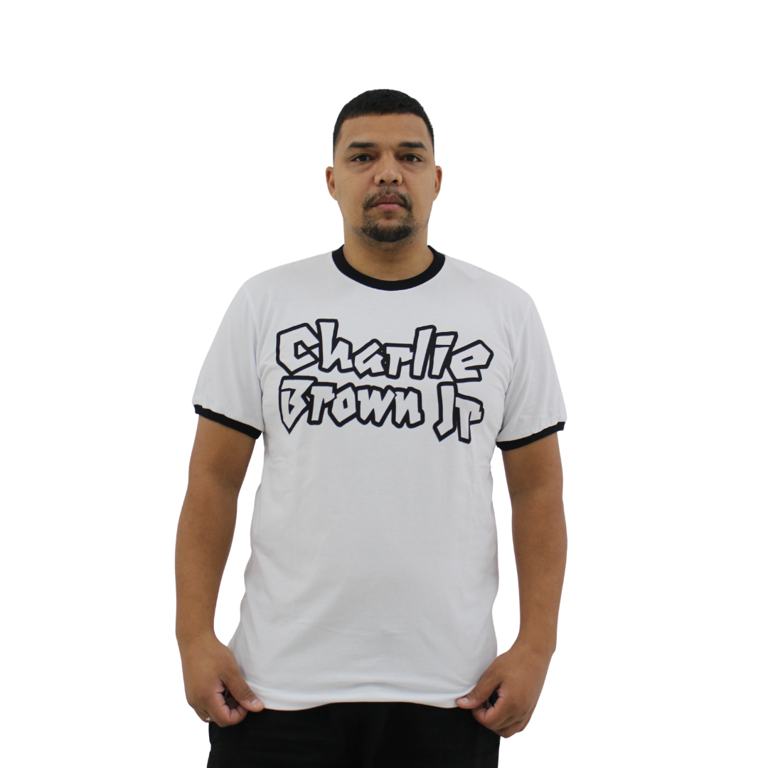 Camiseta Charlie Brown Jr Ringer Santos