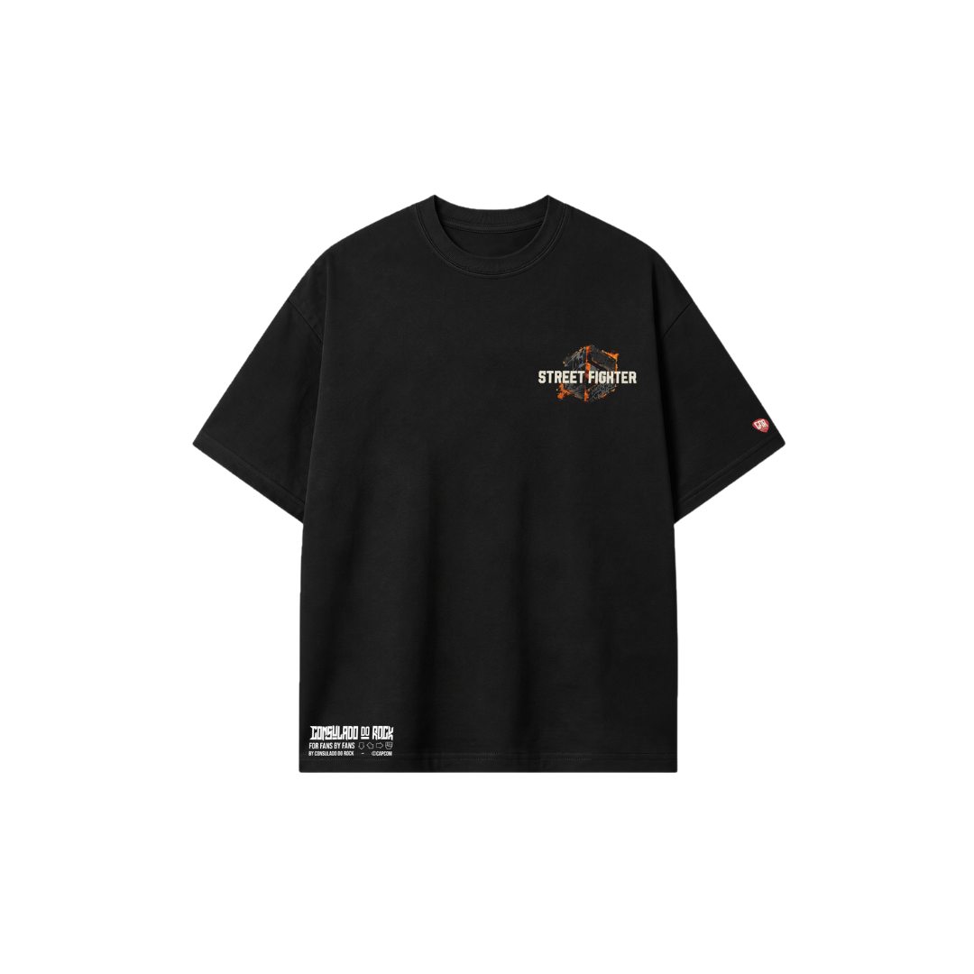 Camiseta Oversized Street Fighter Ken