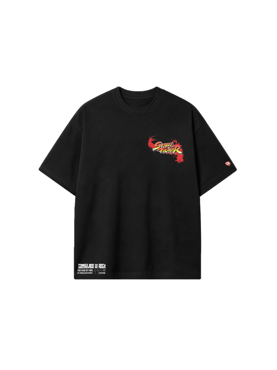 Camiseta Oversized Street Fighter V Arcade Edition