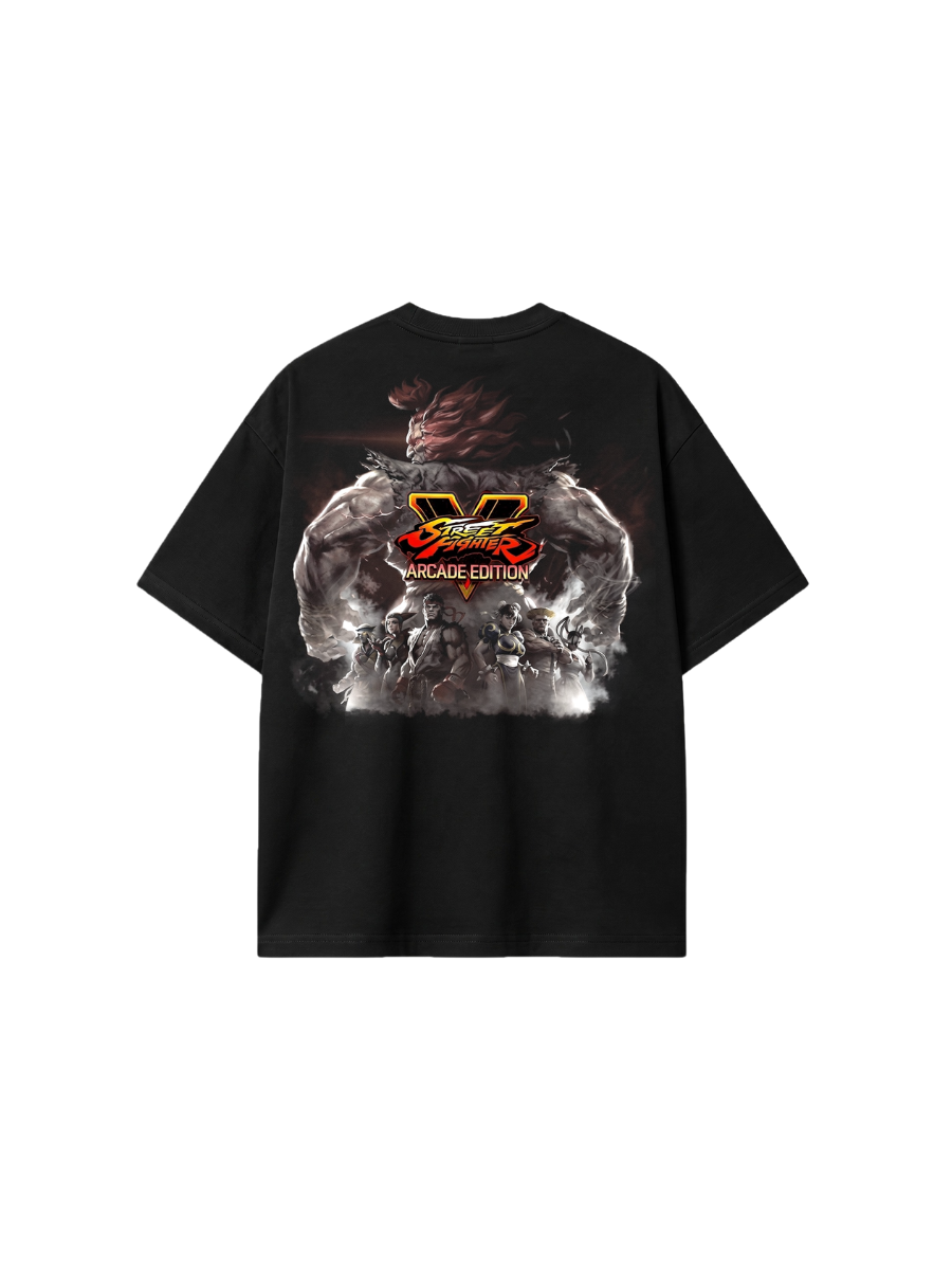 Camiseta Oversized Street Fighter V Arcade Edition