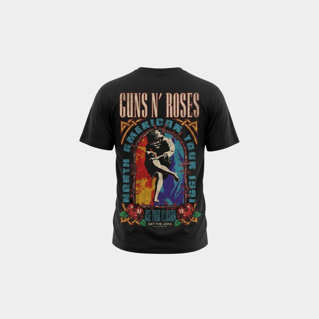 Camiseta Guns N' Roses North American Tour 1991
