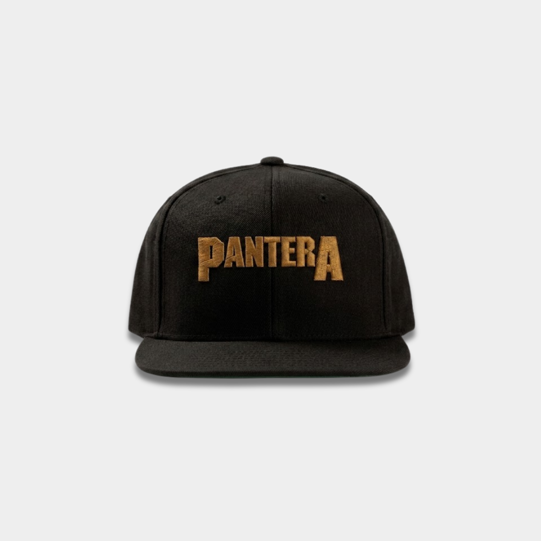 Boné Pantera Logo Aba Reta Preto