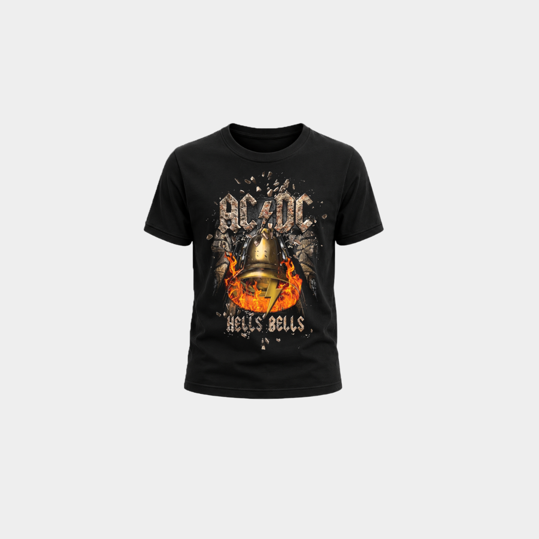 Camiseta Infantil AC/DC Hells Bells