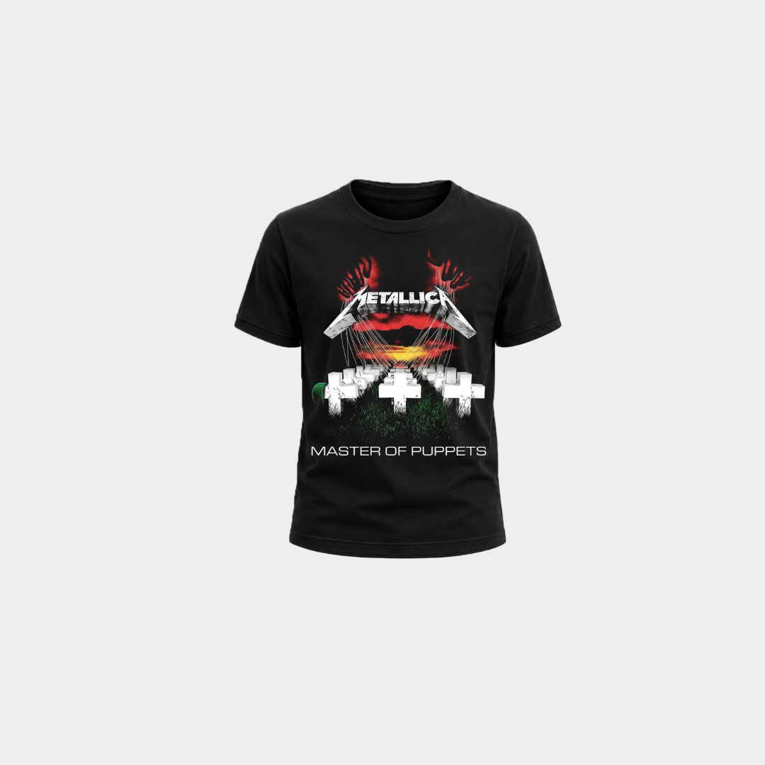 Camiseta Infantil Metallica Master of Puppets