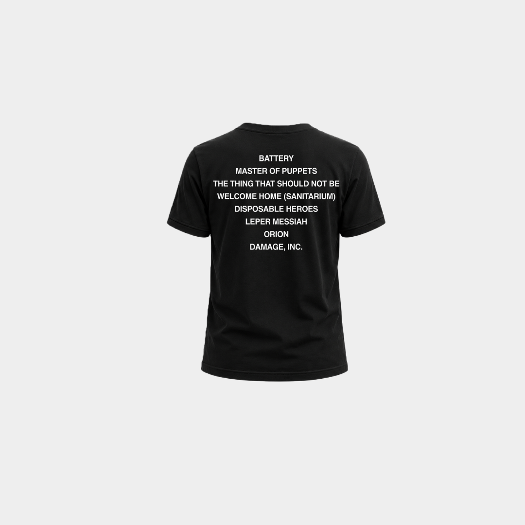 Camiseta Infantil Metallica Master of Puppets