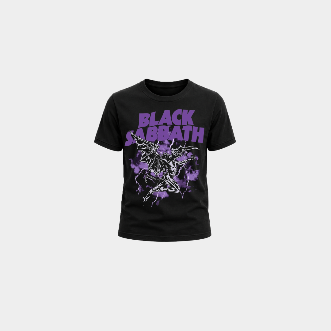 Camiseta Infantil Black Sabbath Demon