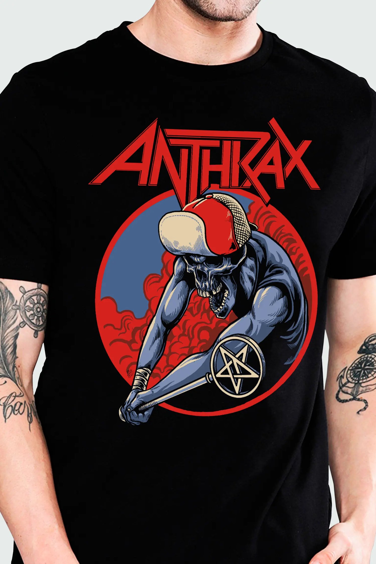 Camiseta Anthrax Pentagram