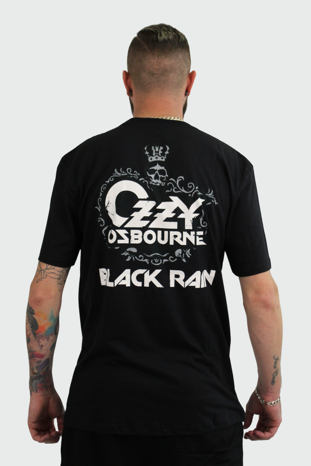 Camiseta Manga Curta Ozzy Osbourne Black Rain