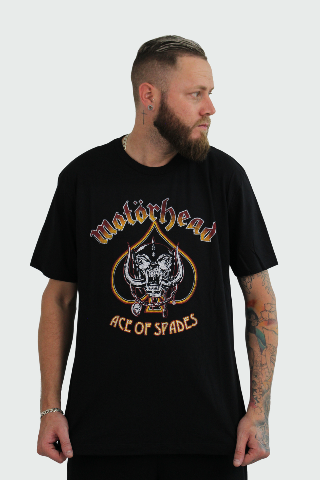 Camiseta Manga Curta Motörhead Ace Of Spades Vintage