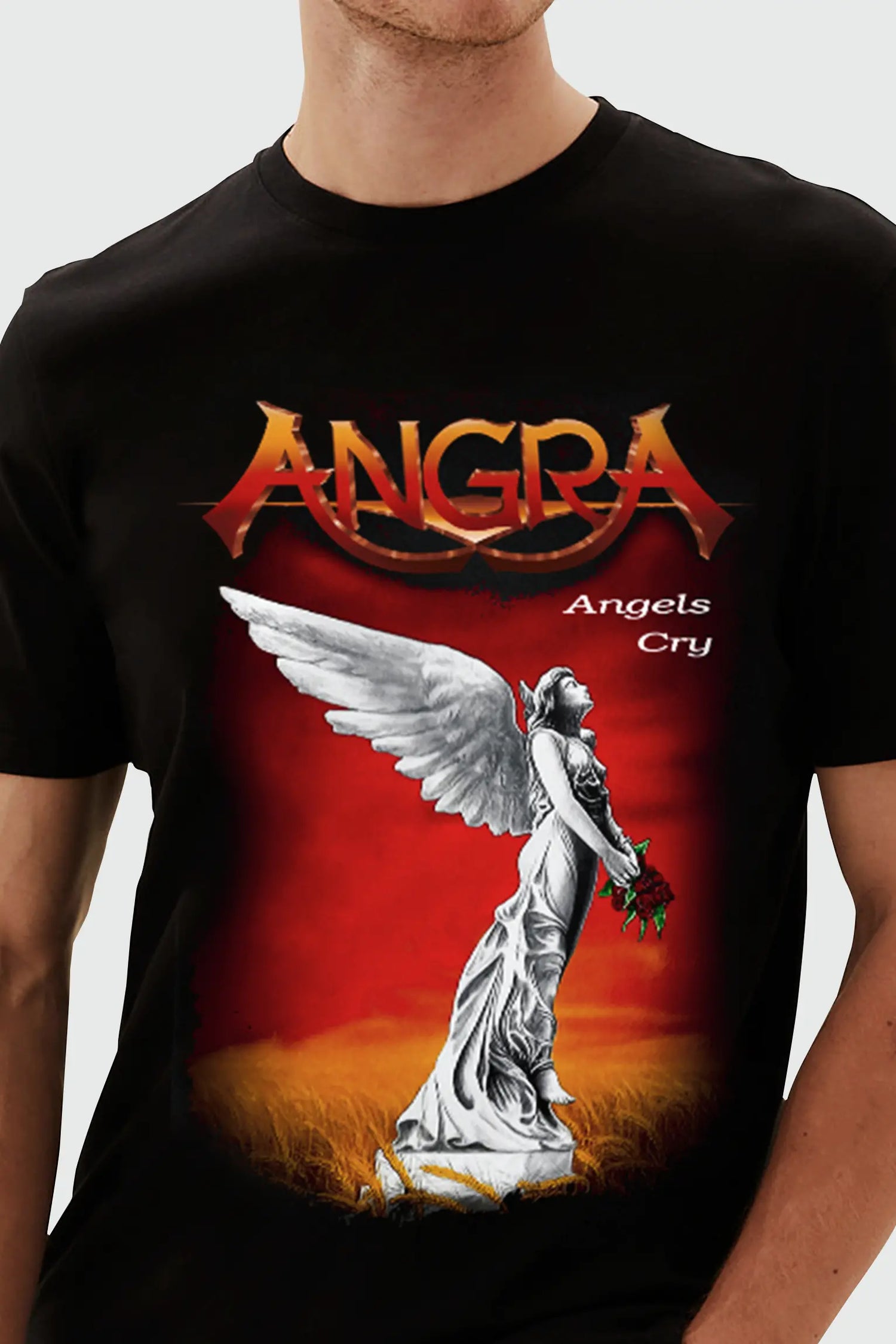 Camiseta Manga Curta Angra Angels Cry