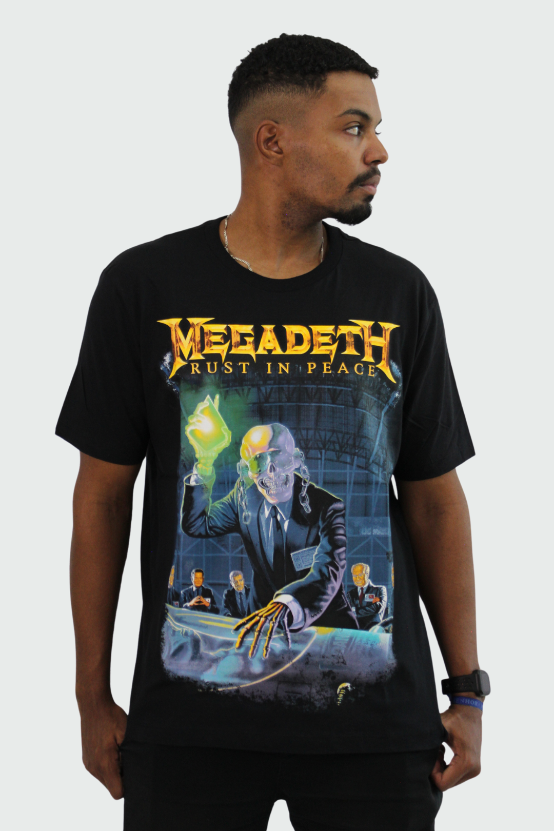 Camiseta Manga Curta Megadeth Rust In Peace