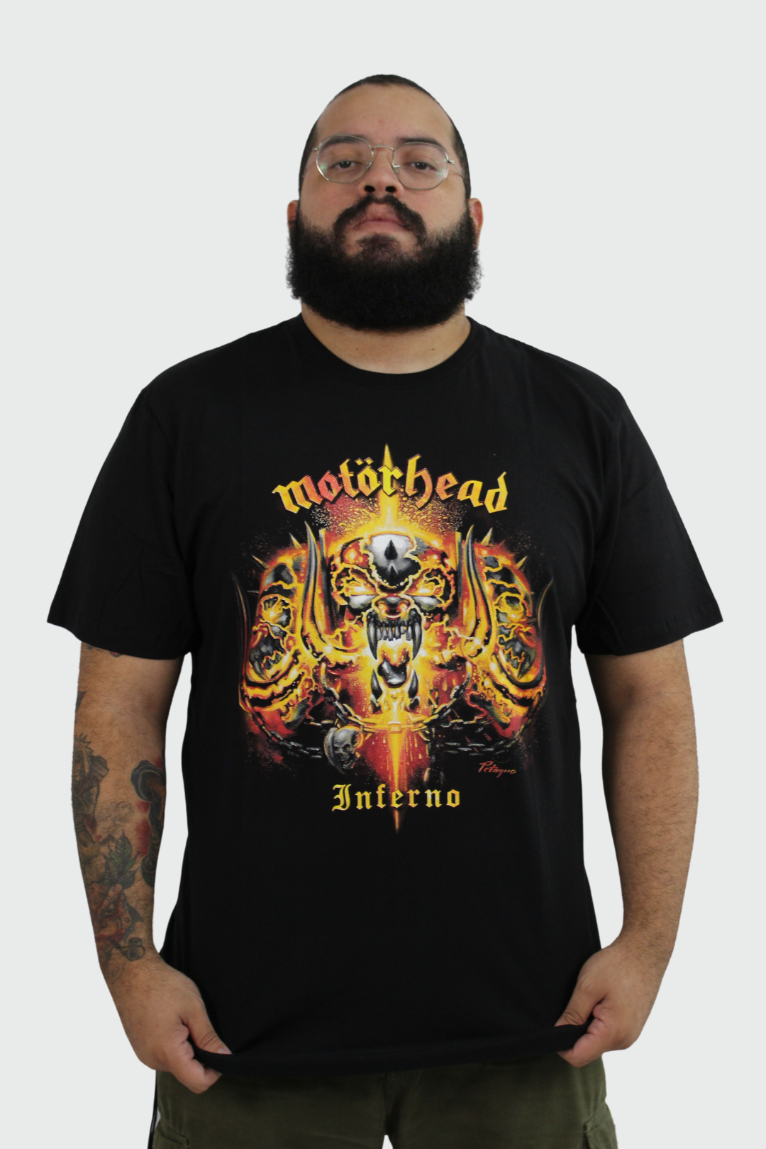 Camiseta Manga Curta Motörhead Inferno