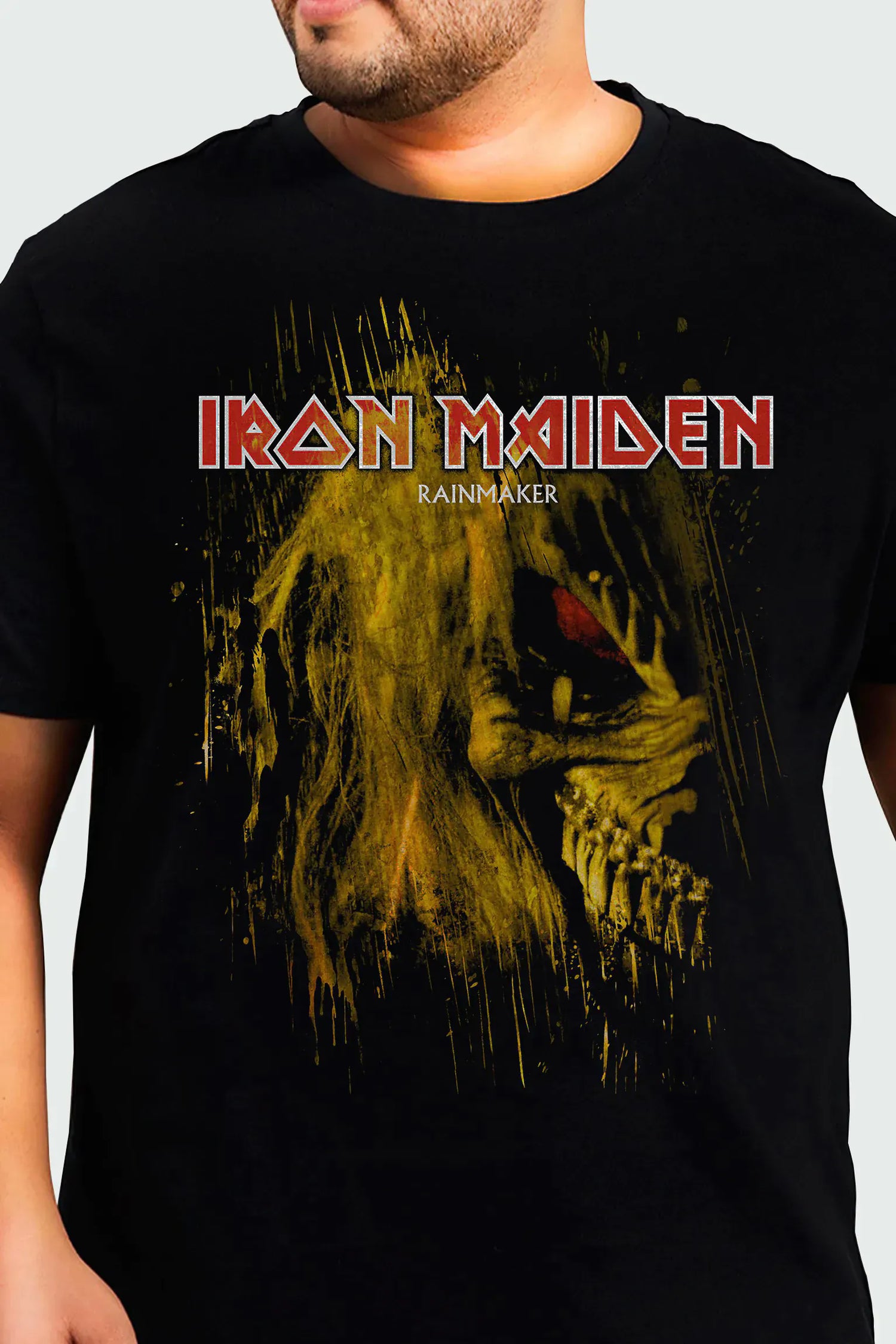 Camiseta Manga Curta Iron Maiden Rainmaker