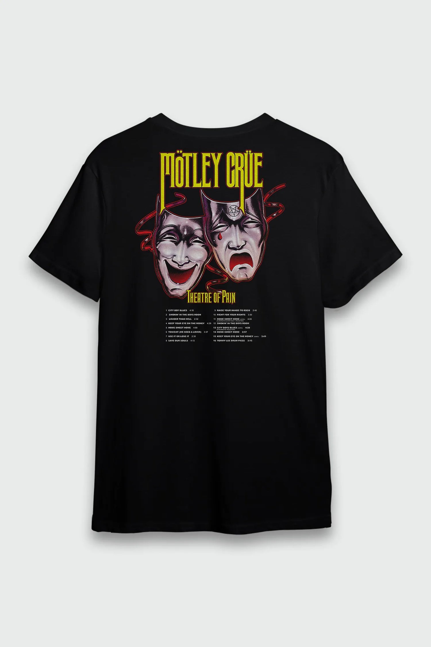 Camiseta Manga Curta Mötley Crüe Theatre of Pain