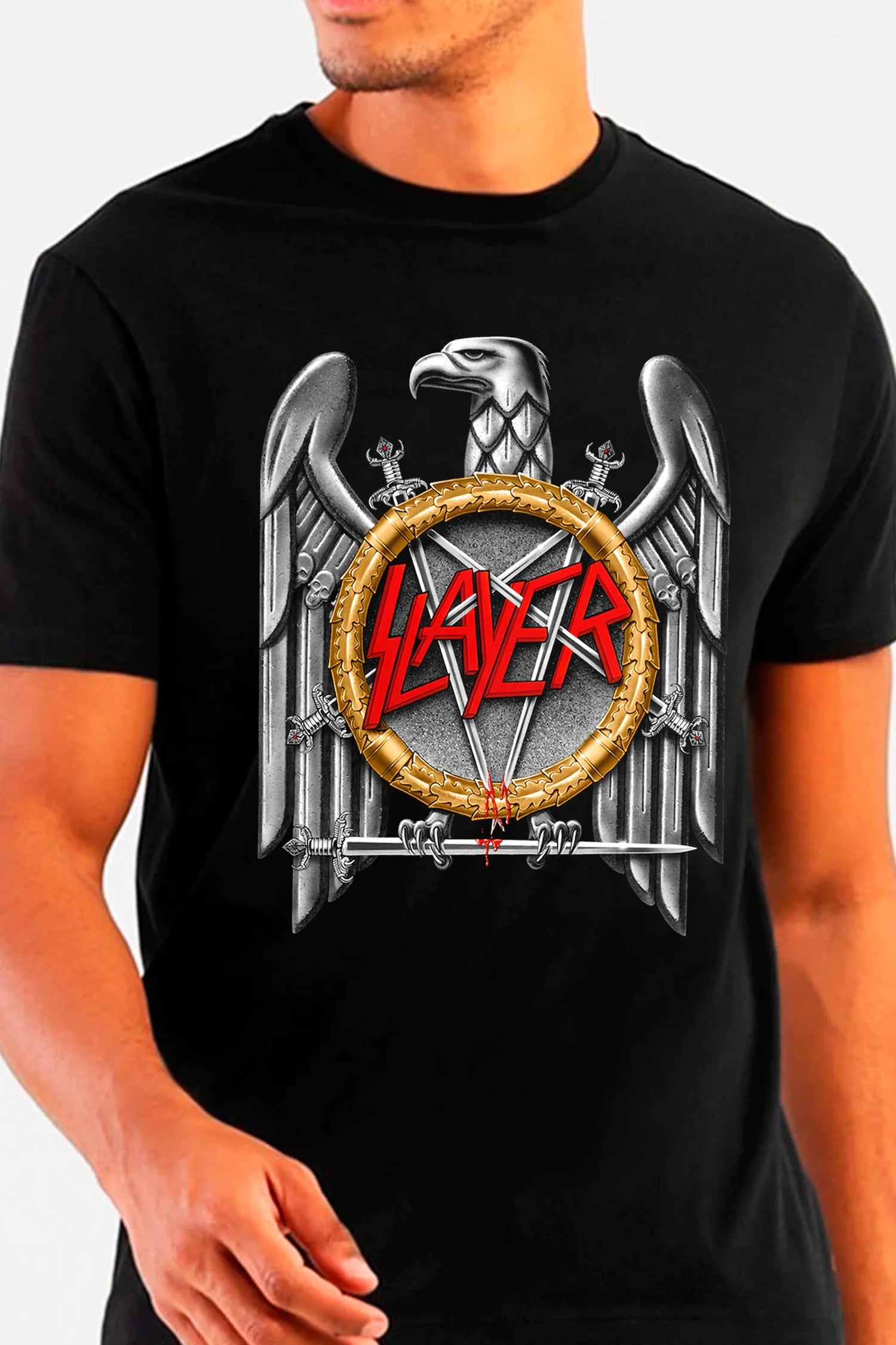 Camiseta Slayer Silver Eagle