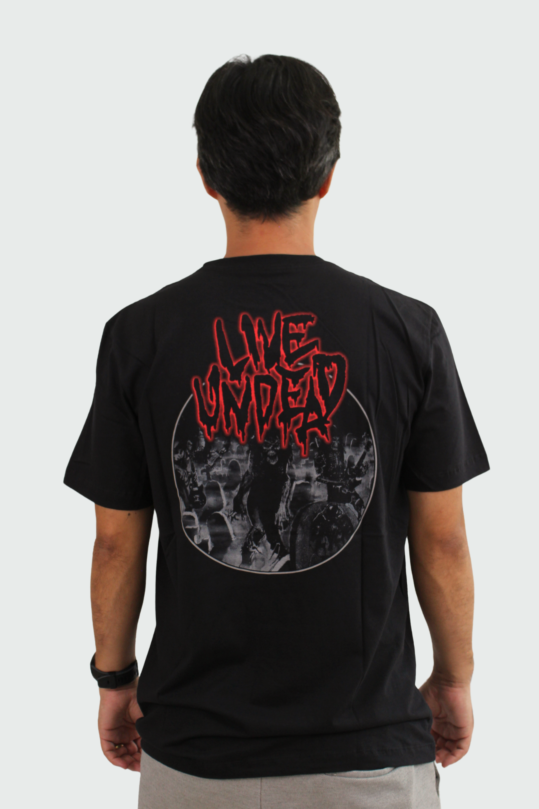 Camiseta Manga Curta Slayer Live Undead