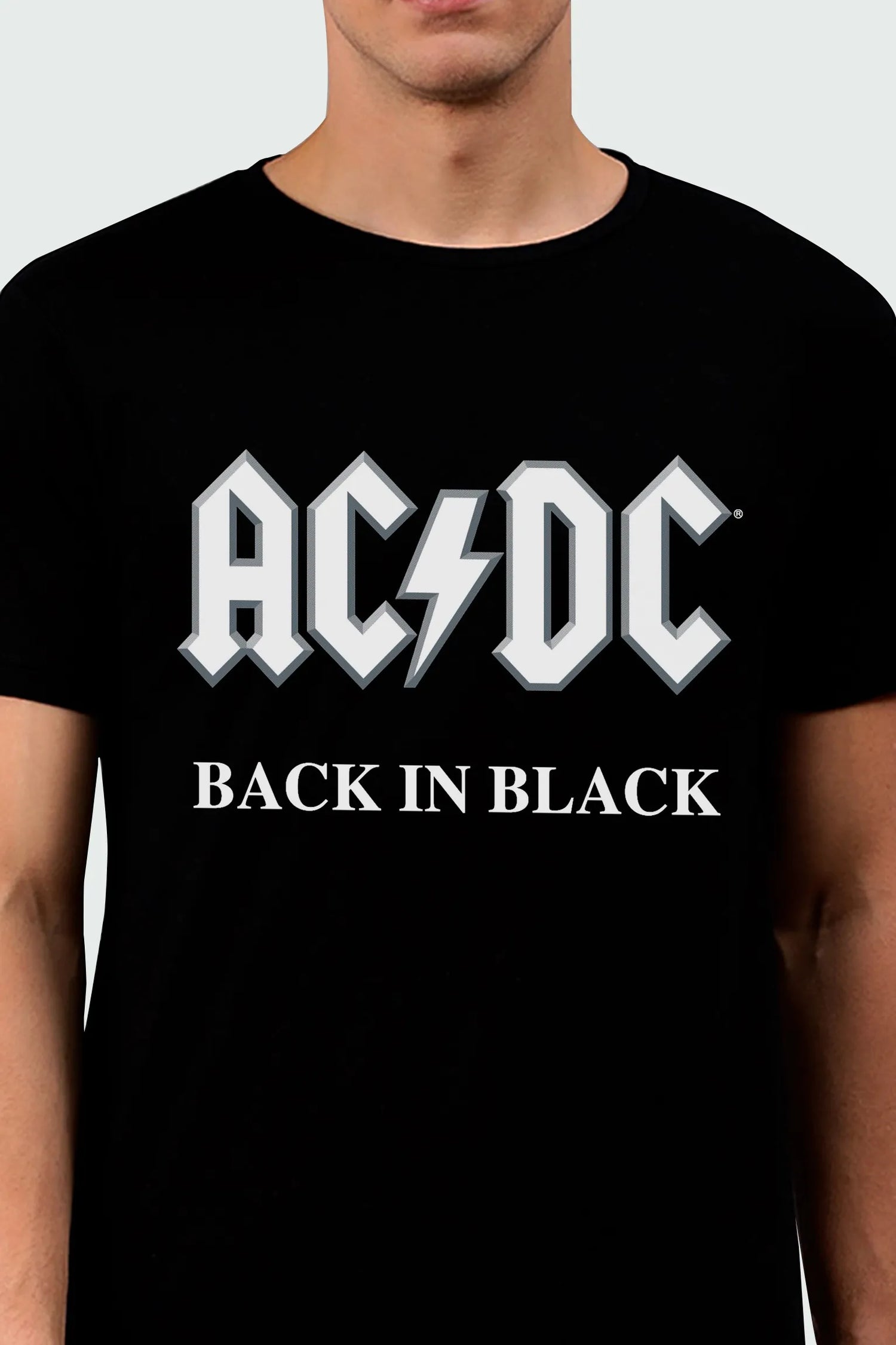 Camiseta Manga Curta AC/DC Back In Black