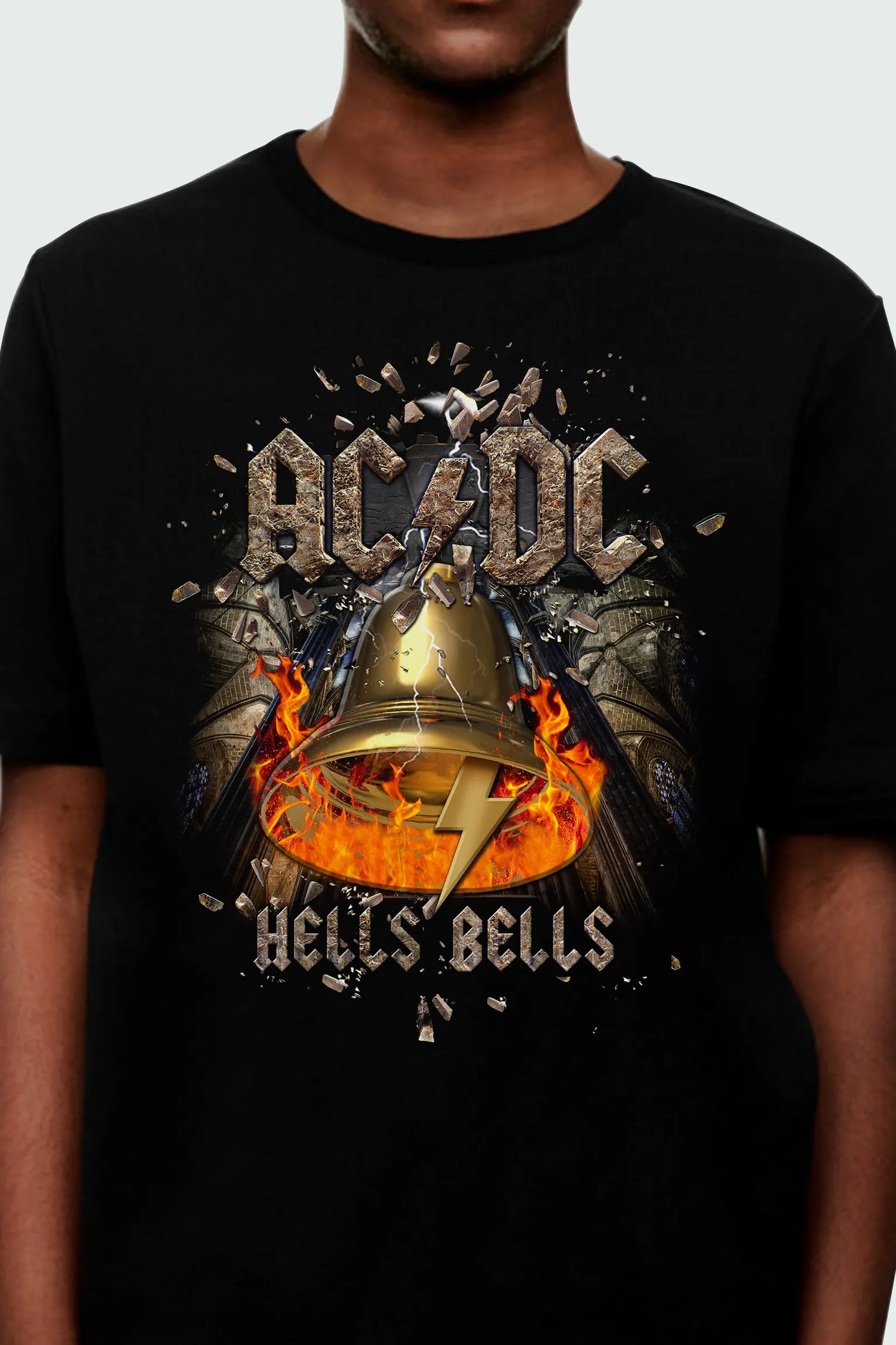 Camiseta Manga Curta AC/DC Hells Bells