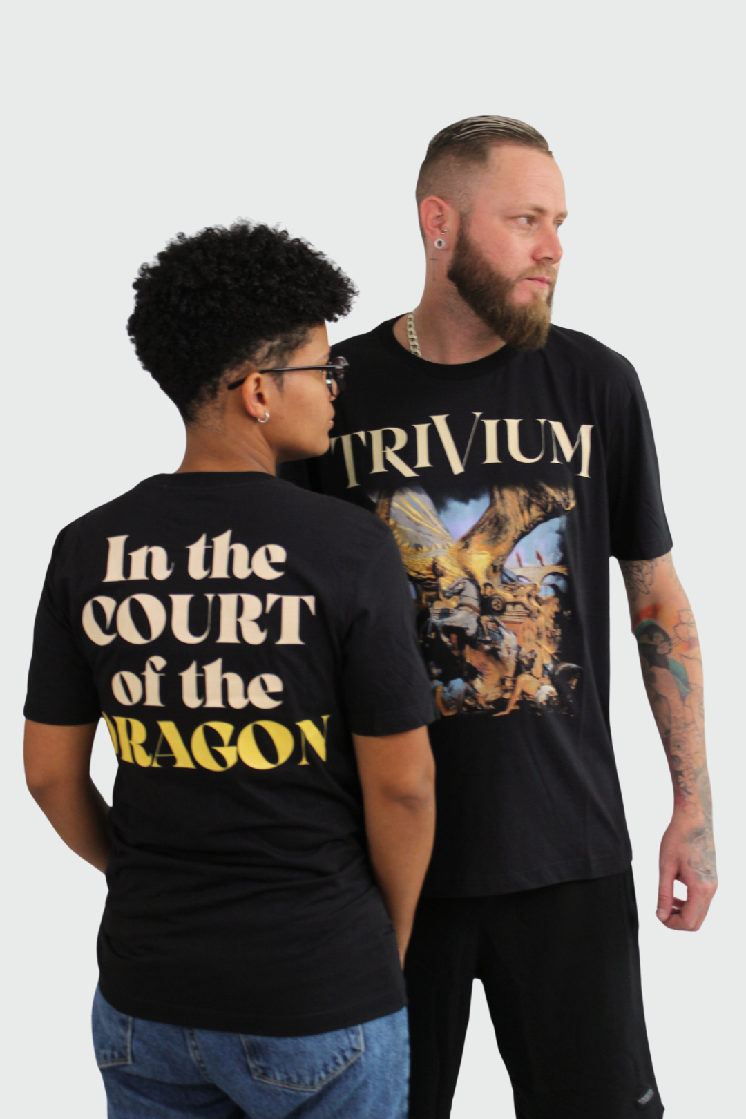 Camiseta Manga Curta Trivium In The Court Of The Dragon