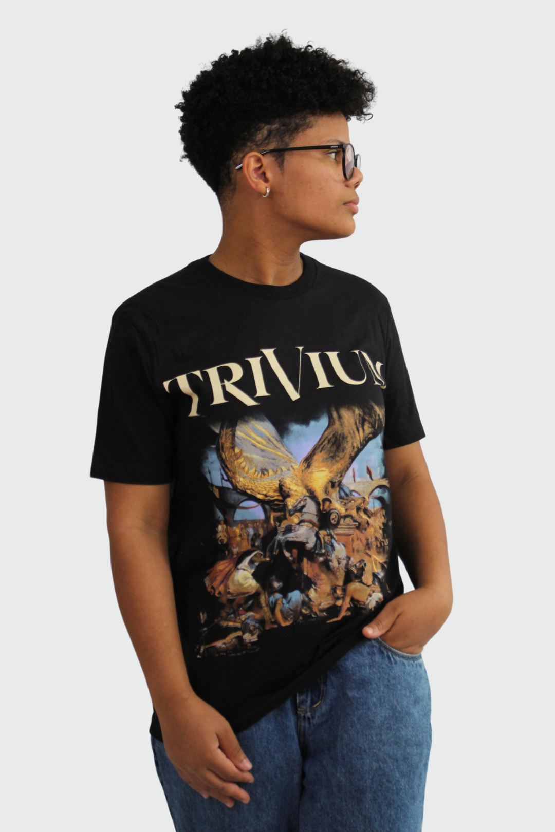 Camiseta Manga Curta Trivium In The Court Of The Dragon