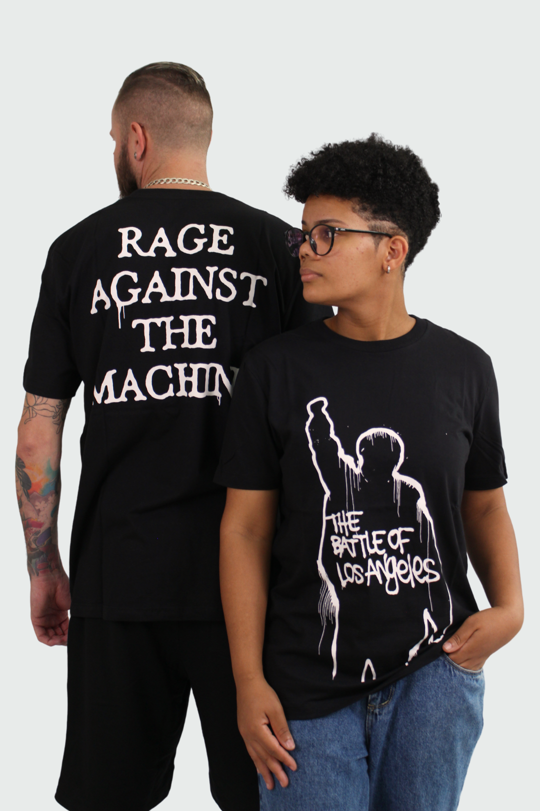 Camiseta Manga Curta Rage Against The Machine The Battle Camiseta Manga Curta Rage Against The Machine The Battle