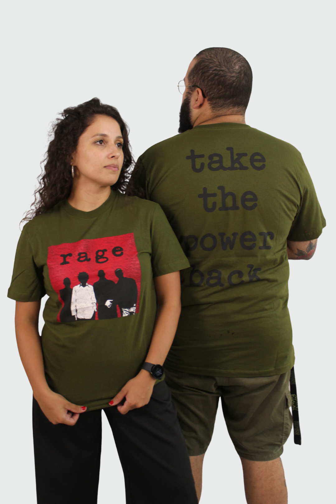 Camiseta Manga Curta Rage Against The Machine Take The Power Back