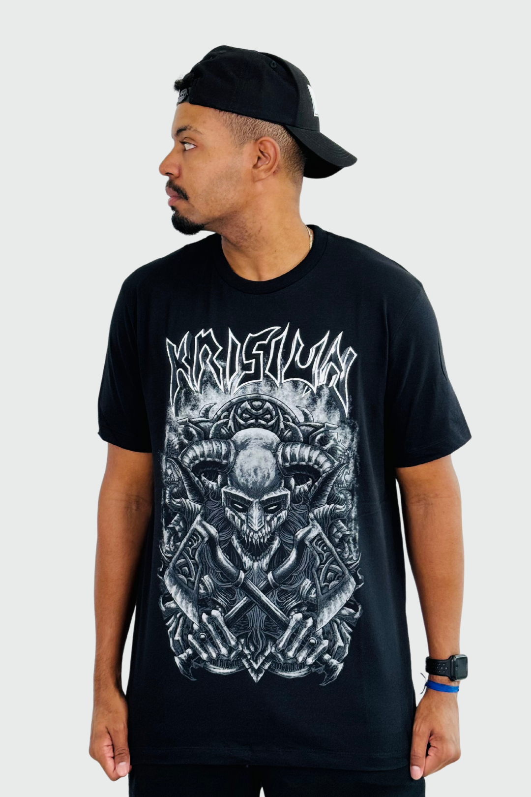 Camiseta Manga Curta Krisiun Undead Gladiator