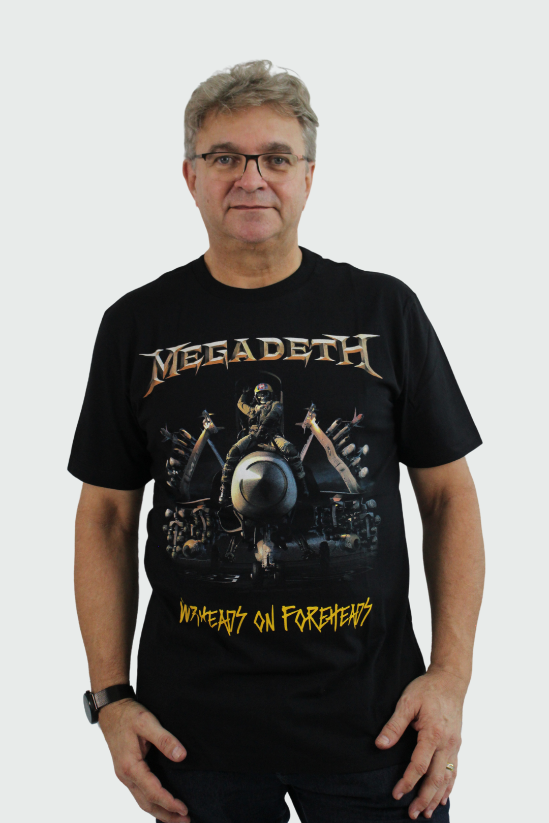 Camiseta Manga Curta Megadeth Warheads