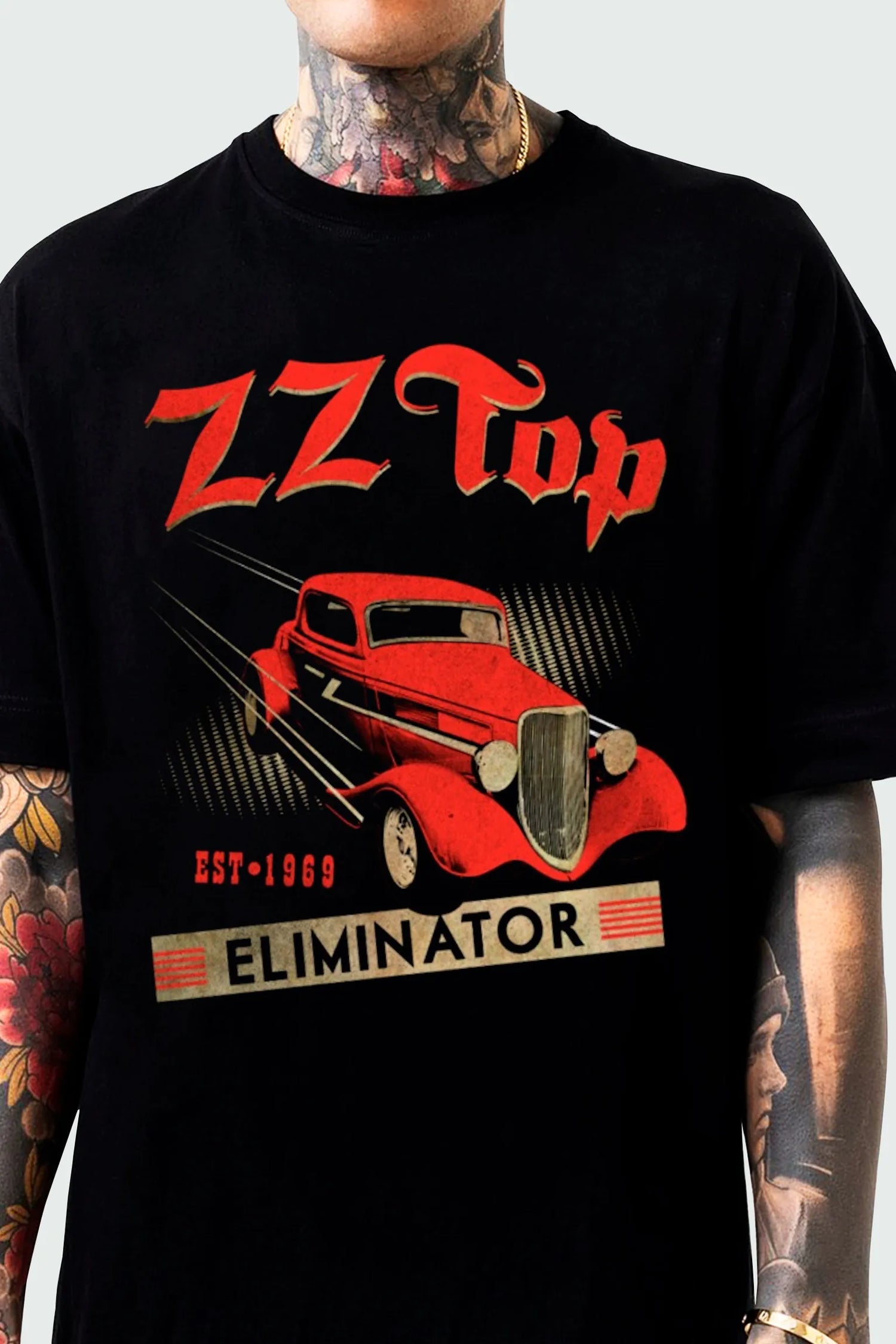 Camiseta Manga Curta ZZ Top Eliminator