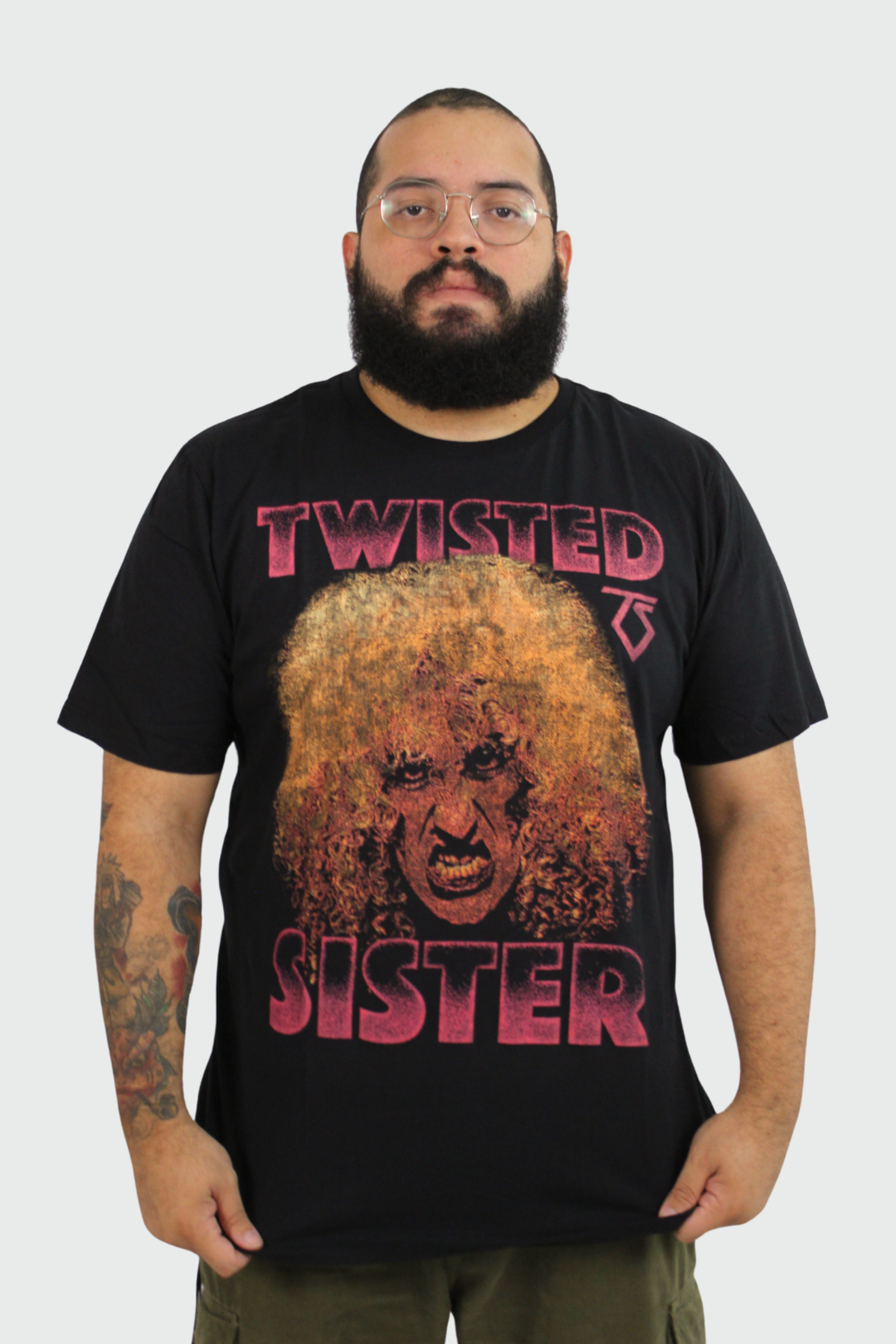 Camiseta Manga Curta Twisted Sister You Can't Stop Rock 'N' Roll