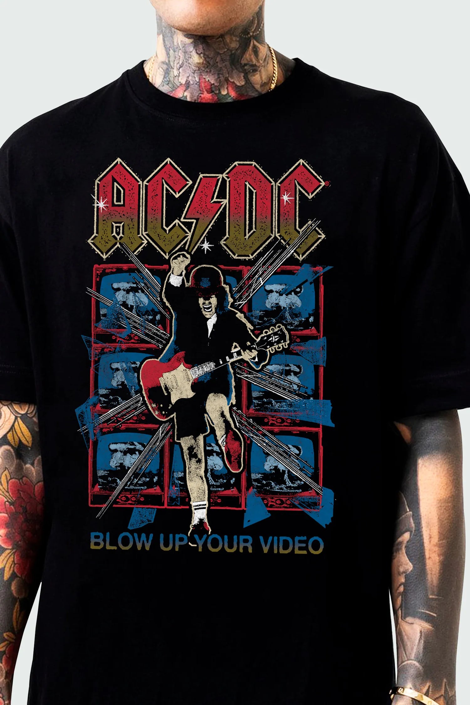 Camiseta AC/DC Blow Up Your Video