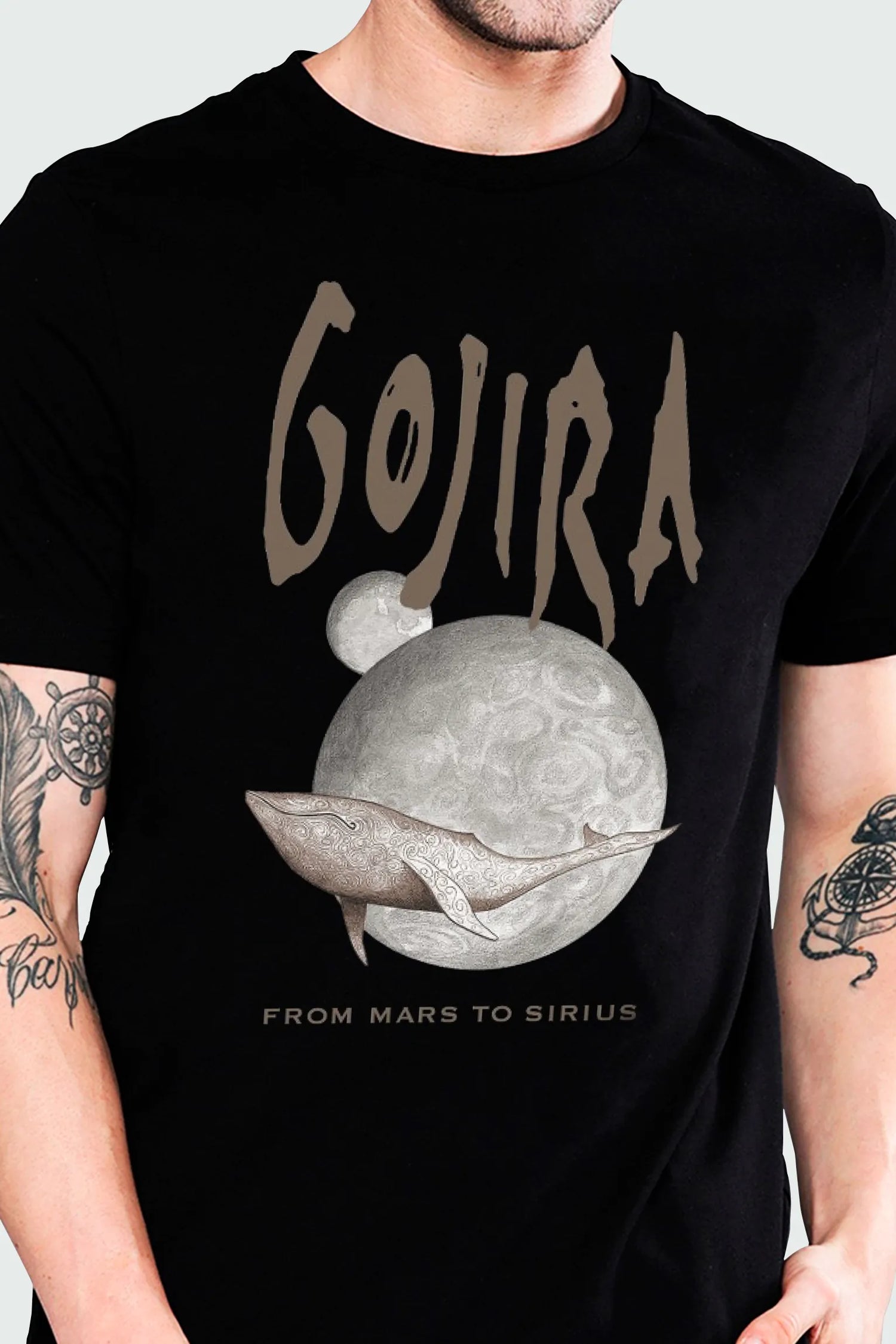 Camiseta Manga Curta Gojira From Mars To Sirius