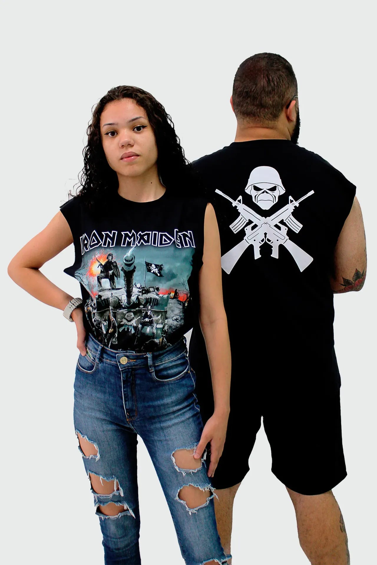 Camiseta Regata Slim Iron Maiden A Matter of Life And Death