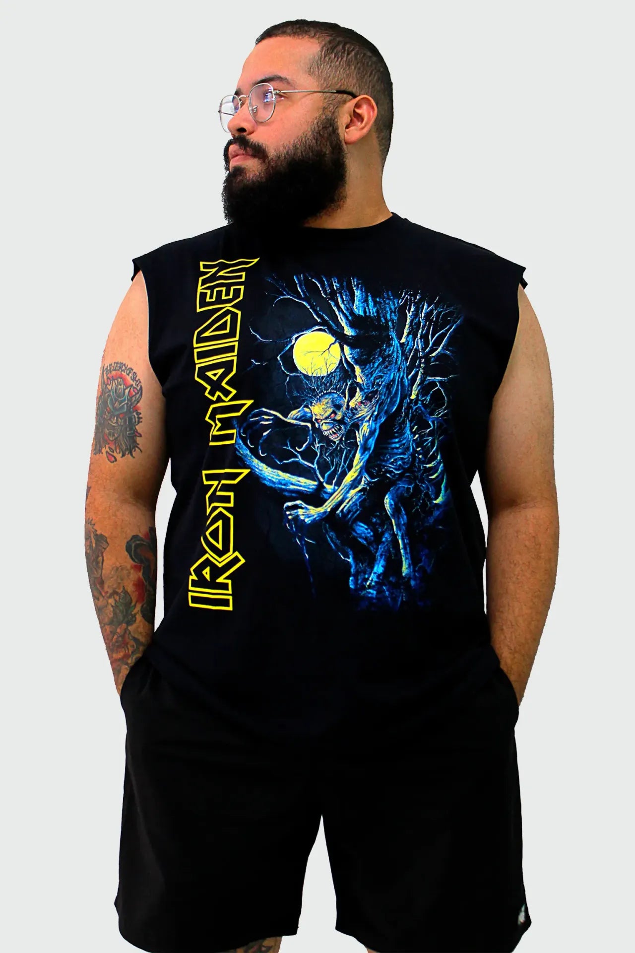 Camiseta Regata Slim Iron Maiden Fear Of The Dark