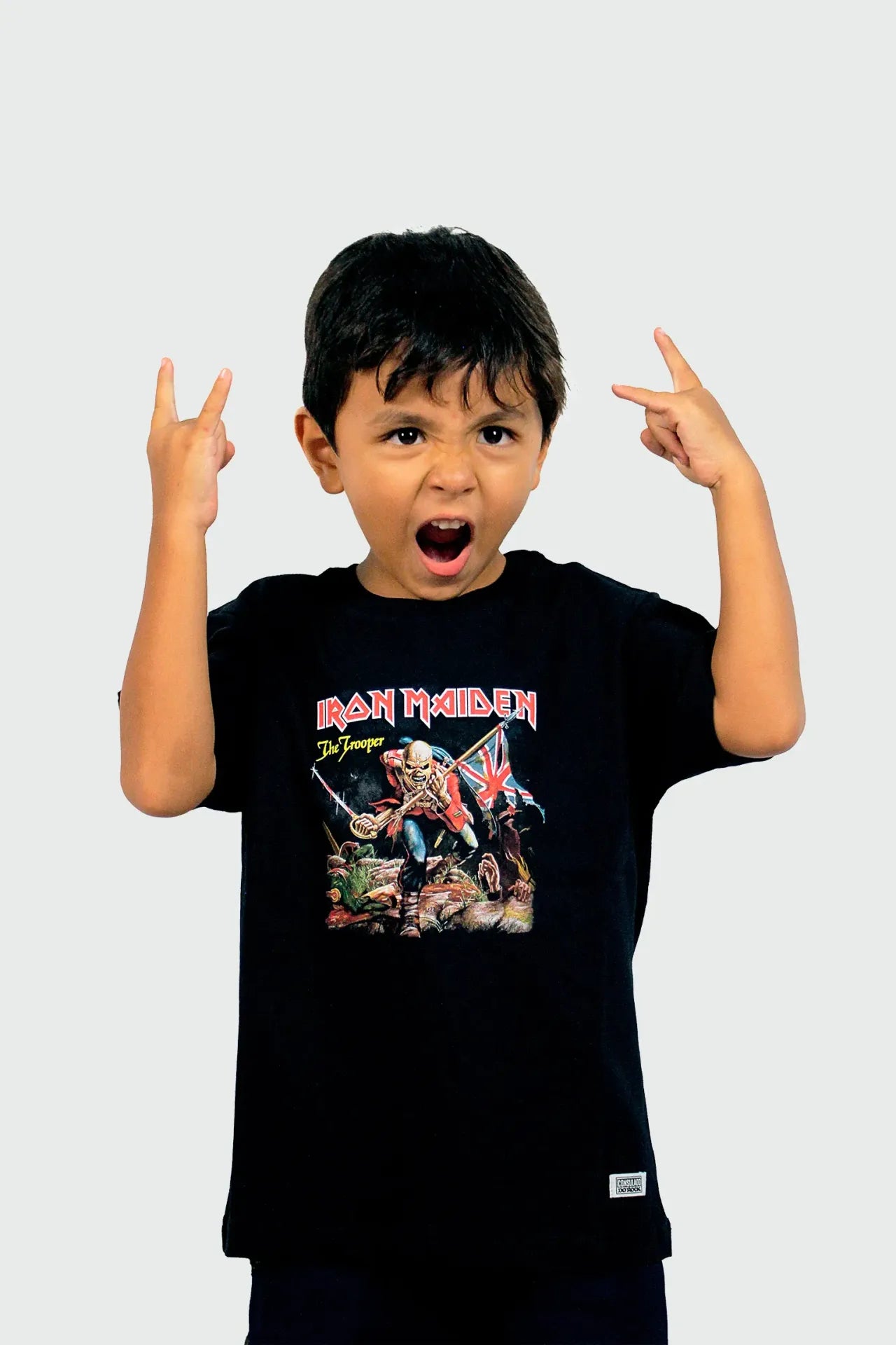 Camiseta Infantil Iron Maiden The Trooper