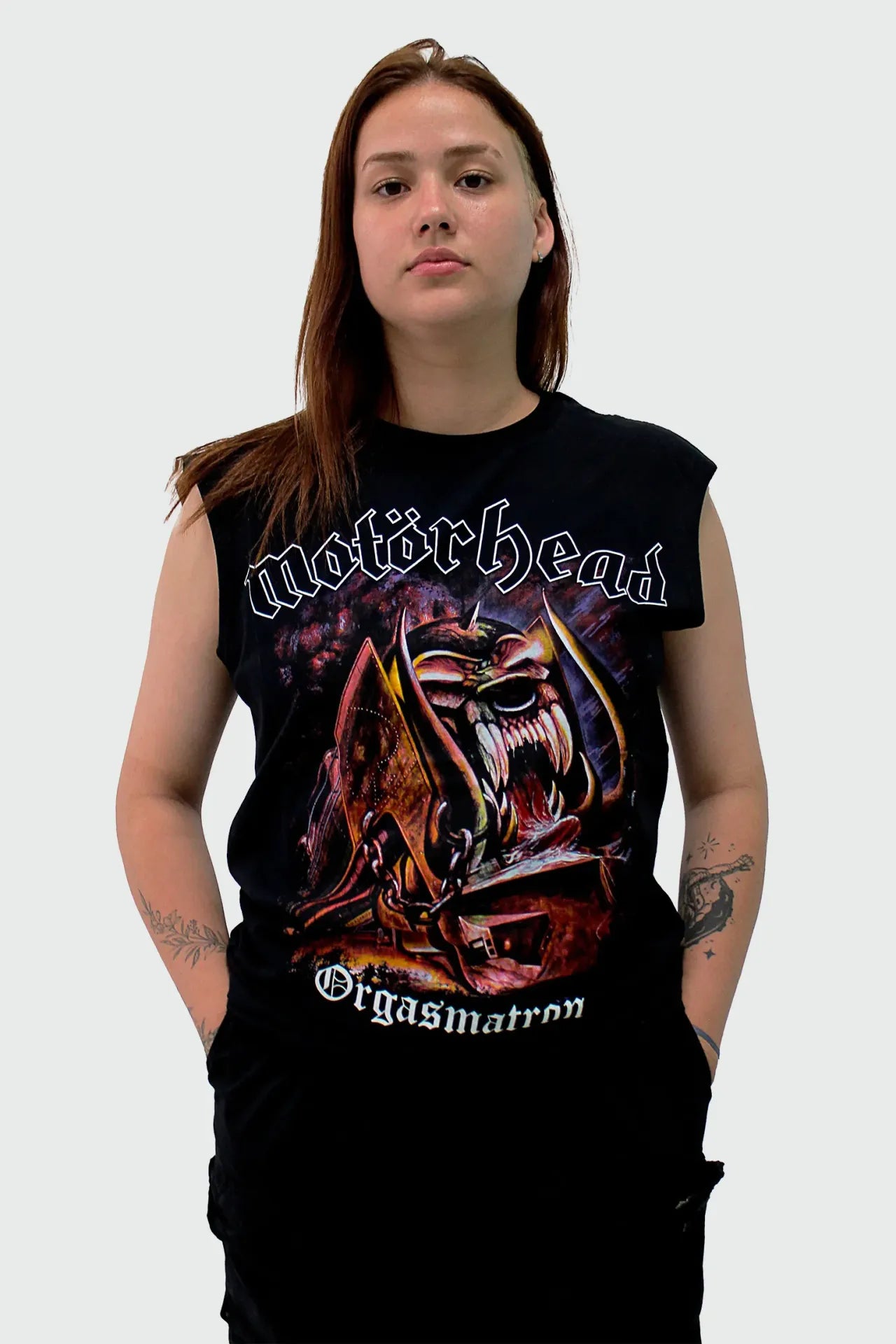 Camiseta Regata Slim Motörhead Orgasmatron