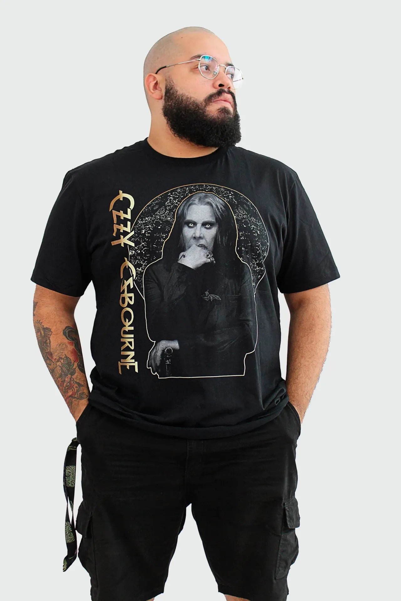 Camiseta Manga Curta Ozzy Osbourne Patient Number 9