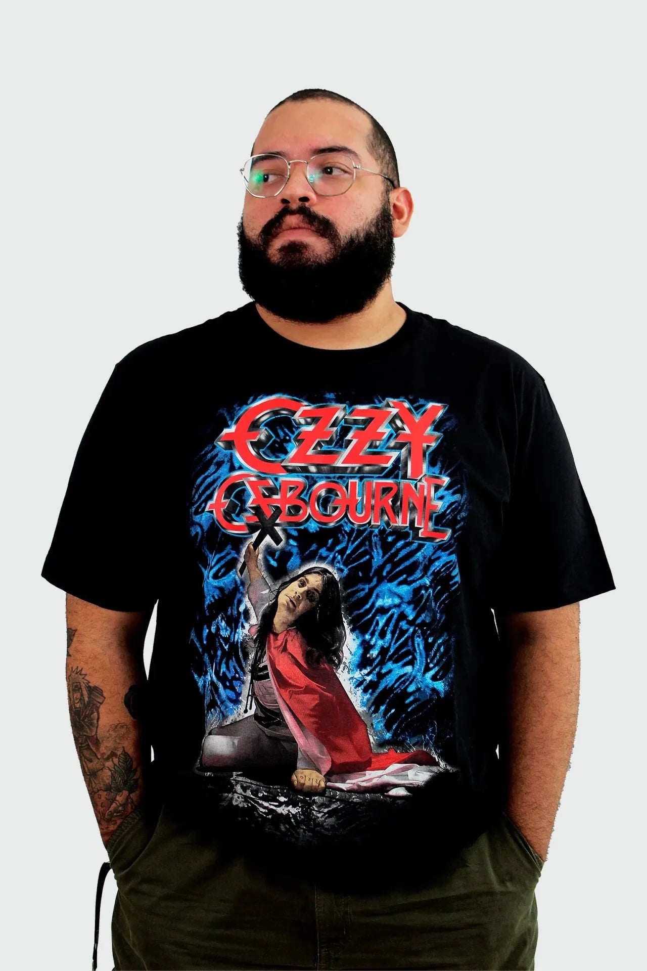 Camiseta Manga Curta Ozzy Osbourne Blizzard Of Ozz