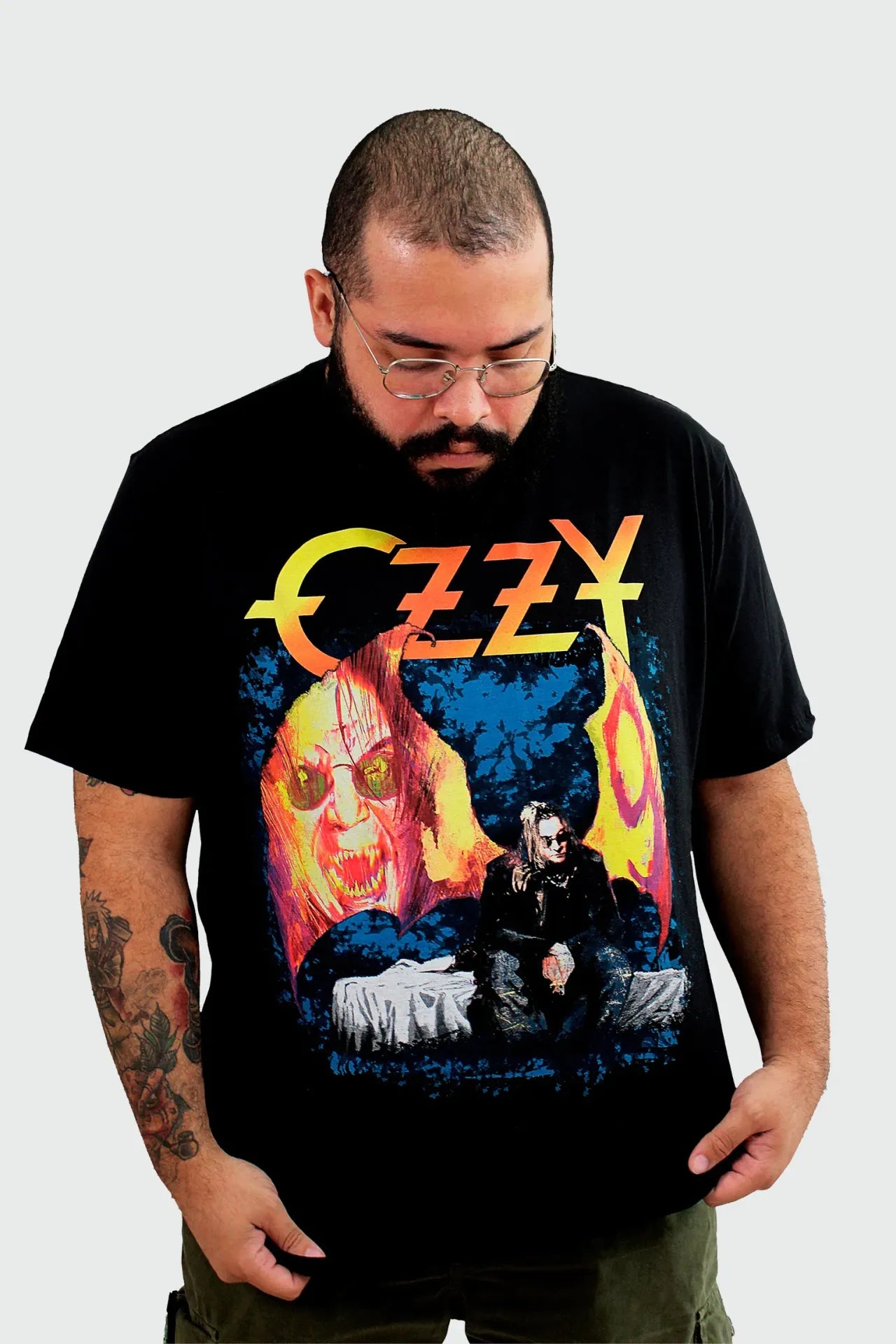 Camiseta Manga Curta Ozzy Osbourne Wings Patient Number 9