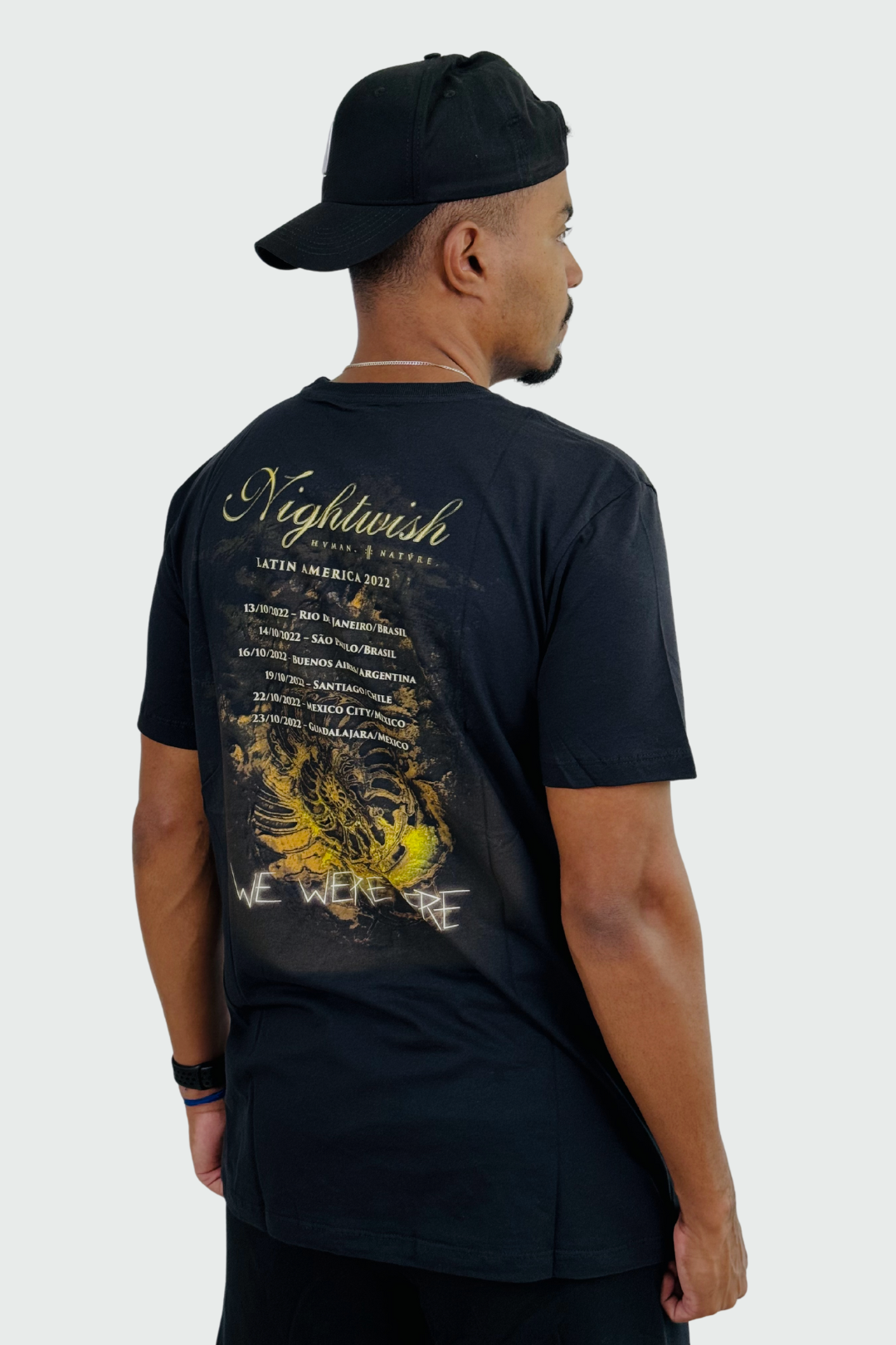 Camiseta Manga Curta Nightwish Hvman :II: Natvre Symbols LA Tour 2022