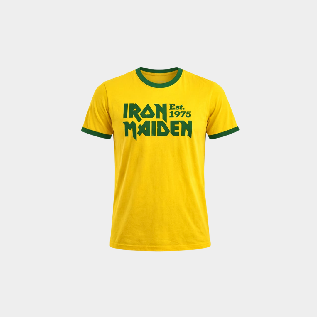 Camiseta Iron Maiden Brasil