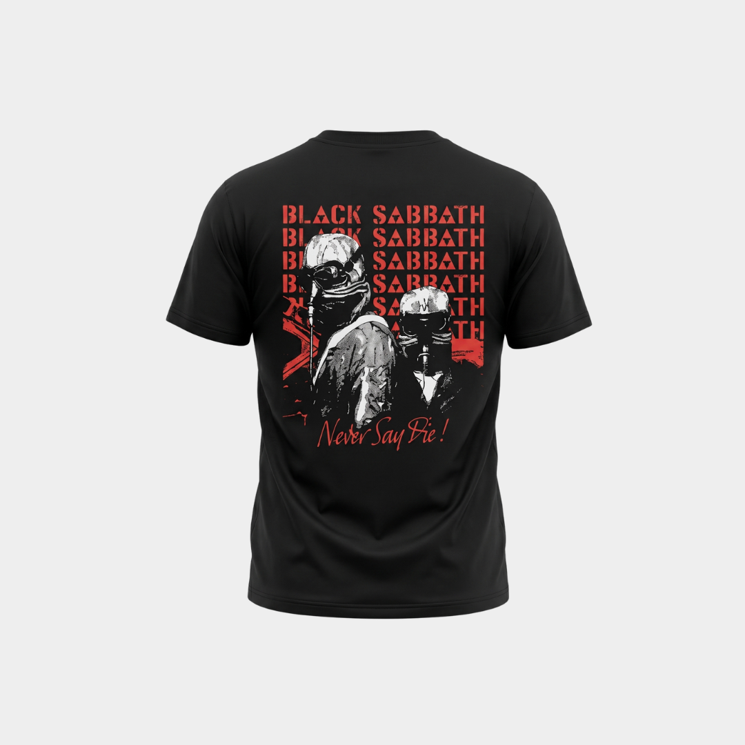 Camiseta Black Sabbath Never Say Die