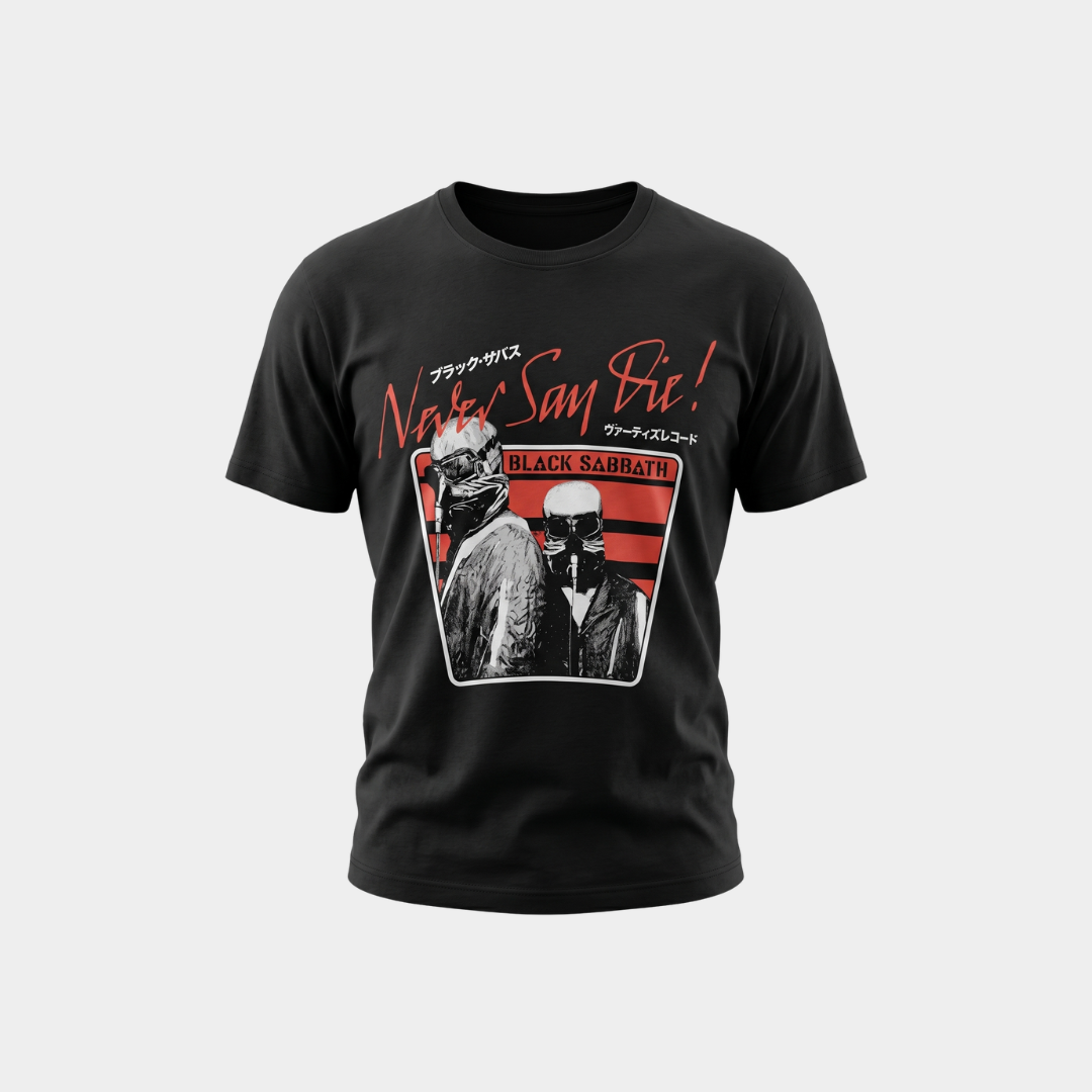 Camiseta Black Sabbath Never Say Die