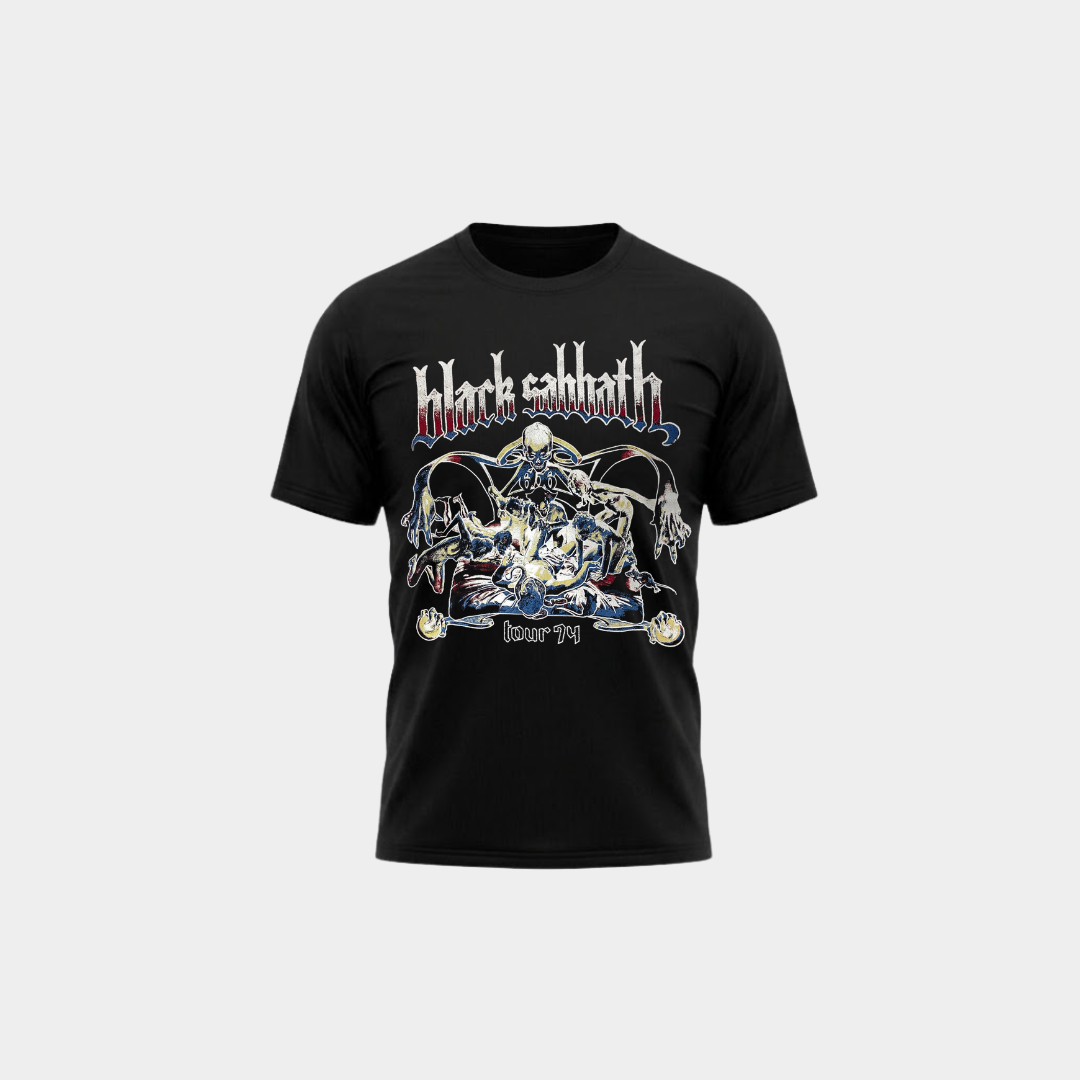 Camiseta Black Sabbath US Tour 74