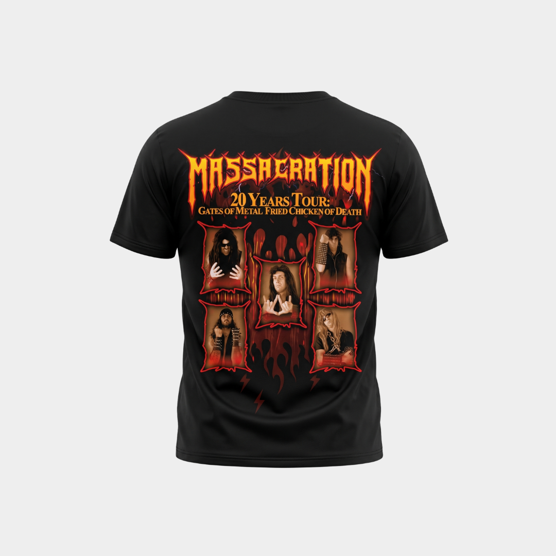 Camiseta Massacration 20 Years Tour