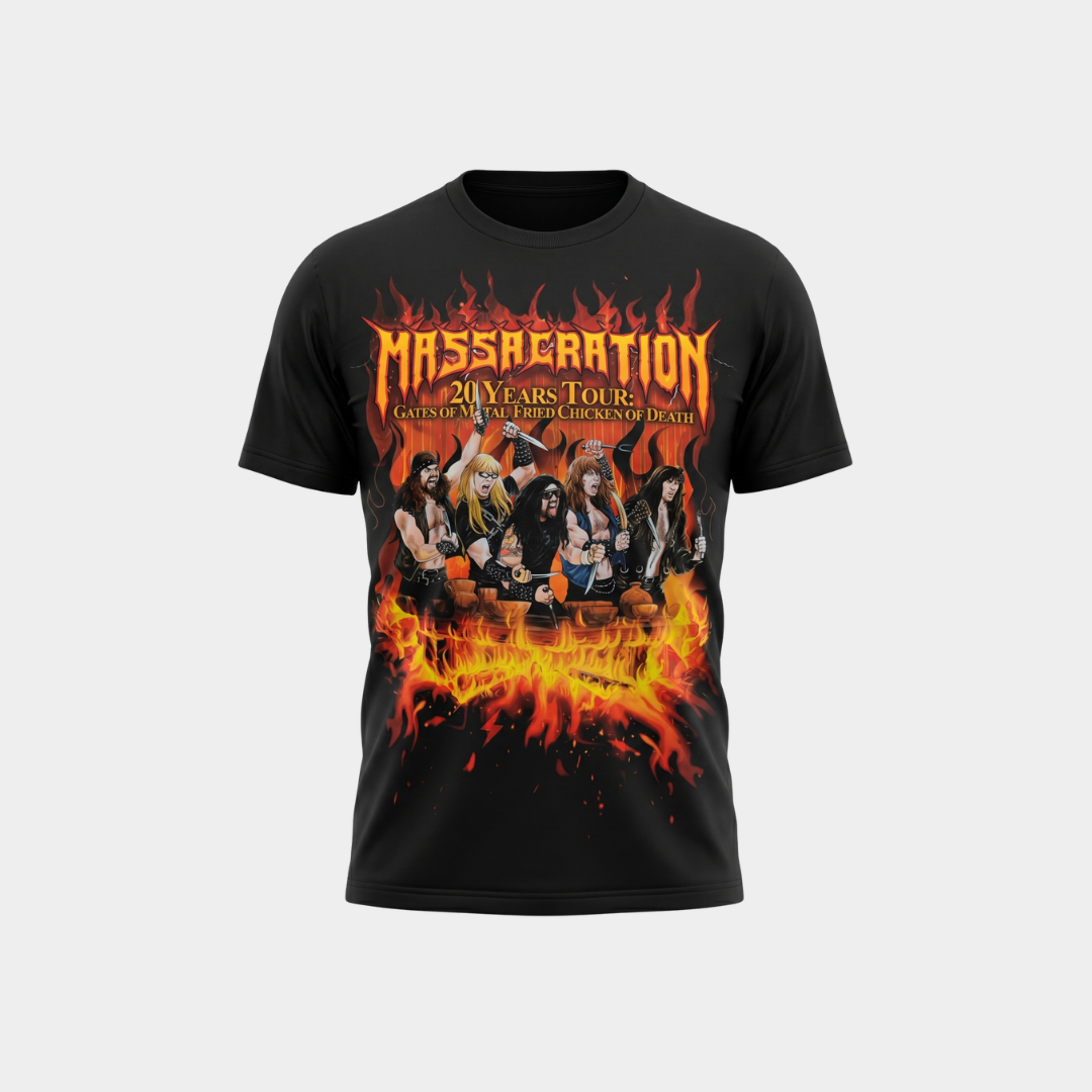 Camiseta Massacration 20 Years Tour