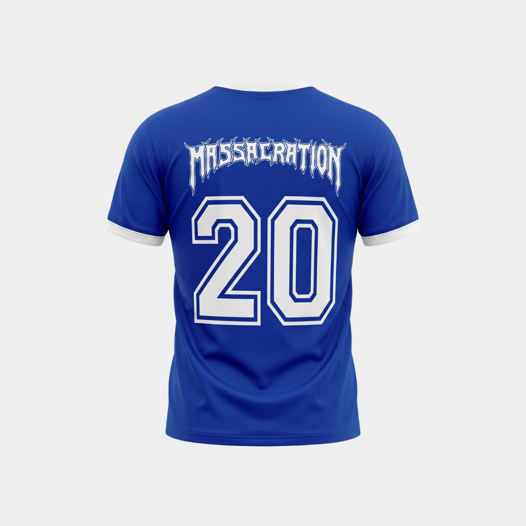 Camiseta Massacration Brasil Azul