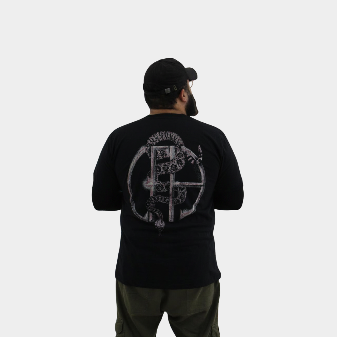 Camiseta Manga Longa Pantera Skull Snake